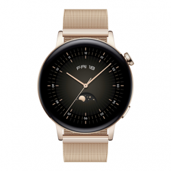 GT 3 (42 mm) | Smart watch | GPS (satellite) | AMOLED | Touchscreen | 1.32” | Activity monitoring | Waterproof | Bluetooth | Light Gold
