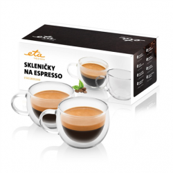 ETA Espresso cups ETA518091000 For espresso coffee 2 pc(s) Dishwasher proof Glass