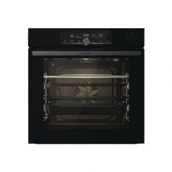 Gorenje Oven BSA6747A04BG 77 L, Multisystem oven, EcoClean enamel, Mechanical control, Steam function, Height 59.5 cm, Width 59.5 cm, Jet black