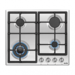 Simfer | H6.406.VGWIM | Hob | Gas | Number of burners/cooking zones 4 | Rotary knobs | Stainless Steel