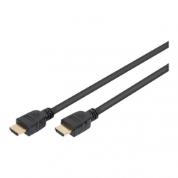 Digitus | Black | HDMI Male (type A) | HDMI Male (type A) | Ultra High Speed HDMI Cable with Ethernet | HDMI to HDMI | 1 m