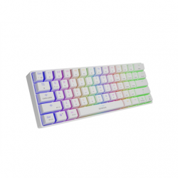 Genesis | THOR 660 RGB | Gaming keyboard | RGB LED light | US | White | Wireless/Wired | 1.5 m | Gateron Red Switch | Wireless connection