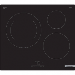 Bosch PUJ611BB5E Induction, Number of burners/cooking zones 3, Touch, Timer, Black