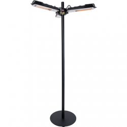 SUNRED | Heater | PH10, Bright Parasol | Infrared | 2000 W | Number of power levels | Suitable for rooms up to  m² | Black/Silver | IP34