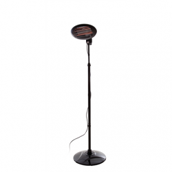 SUNRED | Heater | SMQ2000A, Elekra Quartz Standing | Infrared | 2000 W | Number of power levels | Suitable for rooms up to  m² | Black | IP34