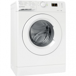 INDESIT | MTWSA 51051 W EE | Washing machine | Energy efficiency class F | Front loading | Washing capacity 5 kg | 1000 RPM | Depth 42.5 cm | Width 59.5 cm | Display | LED | White