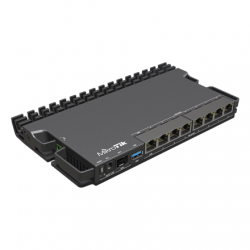 MikroTik | RouterBOARD | RB5009UPr+S+IN | No Wi-Fi | 10/100 Mbps (RJ-45) ports quantity | 10/100/1000 Mbit/s | Ethernet LAN (RJ-45) ports 7 | Mesh Support No | MU-MiMO No | No mobile broadband