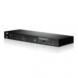 Aten CS1716A 16-Port PS/2-USB VGA KVM Switch with Daisy-Chain Port and USB Peripheral Support Aten 16-Port PS/2-USB VGA KVM Switch with Daisy-Chain Port and USB Peripheral Support CS1716A
