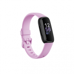 Fitbit | Fitness Tracker | Inspire 3 | Fitness tracker | Touchscreen | Heart rate monitor | Activity monitoring 24/7 | Waterproof | Bluetooth | Black/Lilac Bliss