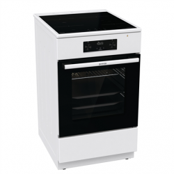 Gorenje | Cooker | GEIT5C60WPG | Hob type Induction | Oven type Electric | White | Width 50 cm | Grilling | Depth 59.4 cm | 70 L