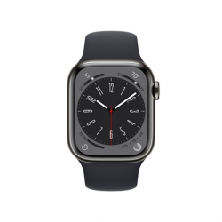 Apple Watch Series 8 MNJJ3UL/A	 41mm, Smart watches, GPS (satellite), Retina LTPO OLED, Touchscreen, Heart rate monitor, Waterproof, Bluetooth, Wi-Fi, Graphite, Midnight