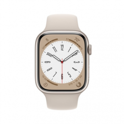 Apple Watch Series 8 MNK73UL/A	 45mm, Smart watches, GPS (satellite), Retina LTPO OLED, Touchscreen, Heart rate monitor, Waterproof, Bluetooth, Wi-Fi, eSIM, Starlight, Starlight