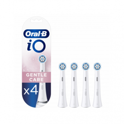 Oral-B | iO Gentle Care | Toothbrush replacement | Heads | For adults | Number of brush heads included 4 | Number of teeth brushing modes Does not apply | White