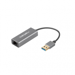 Natec Ethernet Adapter, Cricket USB 3.0, USB 3.0 to RJ45, Black Natec | Ethernet Adapter Network Card | NNC-1924 Cricket USB 3.0