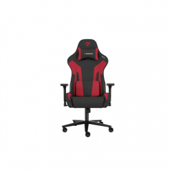 Genesis mm | Backrest upholstery material: Fabric, Eco leather, Seat upholstery material: Fabric, Base material: Metal, Castors material: Nylon with CareGlide coating | Black/Red