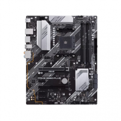 Asus | PRIME B550-PLUS | Processor family AMD | Processor socket AM4 | DDR4 DIMM | Memory slots 4 | Supported hard disk drive interfaces 	SATA, M.2 | Number of SATA connectors 6 | Chipset AMD B550 | ATX