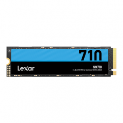 Lexar | M.2 NVMe SSD | NM710 | 500 GB | SSD form factor M.2 2280 | SSD interface PCIe Gen4x4 | Read speed 5000 MB/s | Write speed 2600 MB/s