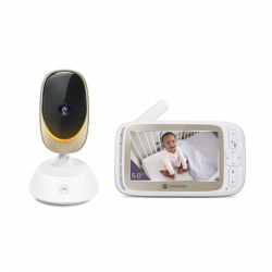 Motorola | L | 5" TFT color display with 480 x 272 resolution; Lullabies; Two-way talk; Room temperature monitoring; Infrared night vision; LED sound level indicator; Wi-Fi connectivity for on-the-go viewing; 2.4GHz FHSS  wireless technology for in-home v
