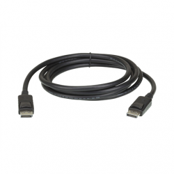 Aten | Black | DisplayPort rev.1.2 Cable | DP to DP | 3 m