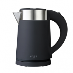 Adler Kettle  AD 1372 Electric 800 W 0.6 L Plastic/Stainless steel 360° rotational base Black