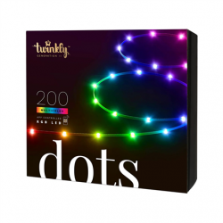 Twinkly Dots Smart LED Lights 60 RGB (Multicolor), USB Powered, 3m, Black Twinkly Dots Smart LED Lights 60 RGB (Multicolor), USB Powered, 3m, Black RGB – 16M+ colors