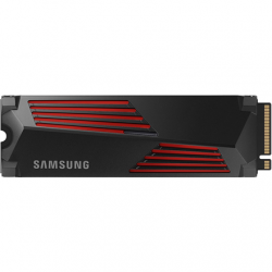 Samsung 990 PRO with Heatsink 1000 GB SSD form factor M.2 2280 SSD interface M.2 NVMe Write speed 6900 MB/s Read speed 7450 MB/s