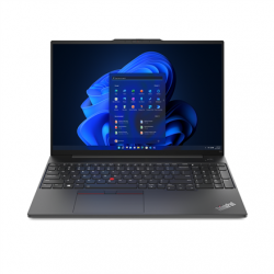 Lenovo ThinkPad   E16 (Gen 1) Black 16 " IPS WUXGA 1920 x 1200 Anti-glare AMD Ryzen 5 7530U SSD 16 GB DDR4-3200 SSD 256 GB AMD Radeon Graphics Windows 11 Pro 802.11ax Bluetooth version 5.1 Keyboard language English Keyboard backlit Warranty 24 month(s) Ba
