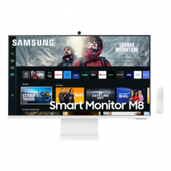 Samsung | LS32CM801UUXDU | 32 " | VA | 4K | 16:9 | 4 ms | 400 cd/m² | White | HDMI ports quantity 1 | 60 Hz