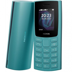 Nokia | 105 (2023) TA-1557 | Cyan | 1.8 " | TFT LCD | 120 x 160  pixels | Dual SIM | Mini Sim | 3G | USB version microUSB | 1000 mAh
