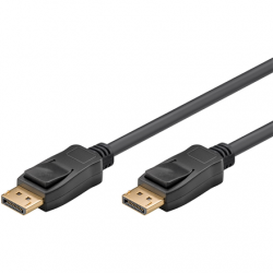 Goobay DisplayPort to DisplayPort Connector Cable | 64799 | 3 m | Black