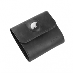 Fixed Classic Wallet for AirTag Apple Genuine cowhide Black Dimensions of the wallet : 11 x 11.5 cm; Closing of the wallet is secured by a magnet; Smaller pocket for Apple AirTag; inner hidden pocket; 4 pockets for credit cards or documents