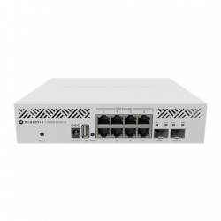 MikroTik | Cloud Router Switch | CRS310-8G+2S+IN | Rackmountable | 1 Gbps (RJ-45) ports quantity 8 | SFP+ ports quantity 2