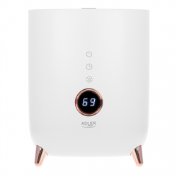 Adler AD 7972 Humidifier 23 W Water tank capacity 4 L Suitable for rooms up to 35 m² Ultrasonic Humidification capacity 150-300 ml/hr White