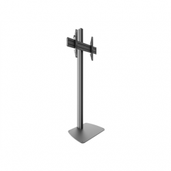 EDBAK Flat Screen Stand for 40-75” Screen Floor stand STDV100 Height adjustment, Tilt Black