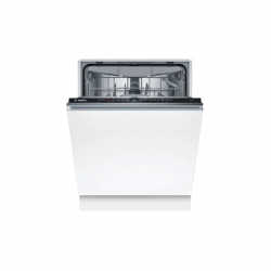 Built-in | Dishwasher | SMV2HVX02E | Width 59.8 cm | Number of place settings 14 | Number of programs 5 | Energy efficiency class D | Display | AquaStop function | Black