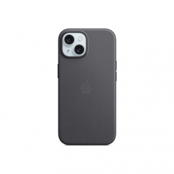 Apple iPhone 15 FineWoven Case with MagSafe - Black Apple