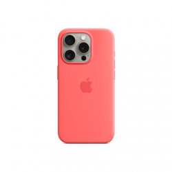 Apple Silicone Case with MagSafe Case with MagSafe Apple iPhone 15 Pro Silicone Guava