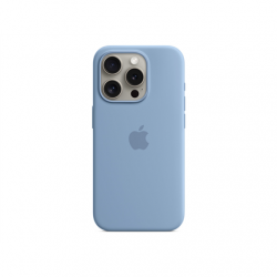 Apple Silicone Case with MagSafe Case with MagSafe Apple iPhone 15 Pro Silicone Winter Blue