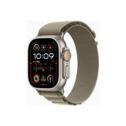 Apple Apple Watch Ultra 2 GPS + Cellular, 49mm Titanium Case with Olive Alpine Loop - Medium Apple Ultra 2 Smart watch GPS (satellite) Retina LTPO OLED 49mm Waterproof
