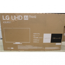 LG | 43UR91003LA | 43" (109 cm) | Smart TV | webOS 23 | UHD 4K | DAMAGED PACKAGING