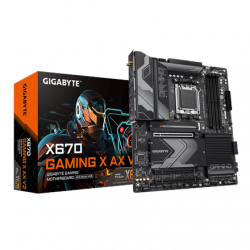 Gigabyte X670 GAMING X AX V2 Processor family AMD Processor socket AM5 DDR5 DIMM Supported hard disk drive interfaces SATA, M.2 Number of SATA connectors 4