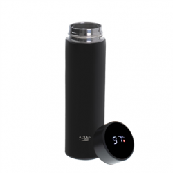 Adler Thermal Flask AD 4506bk	 Material Stainless steel/Silicone Black
