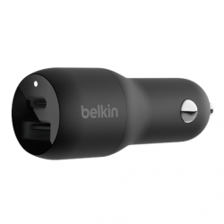 Belkin | BOOST CHARGE Dual Car Charger, 37W