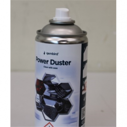 SALE OUT.  Gembird Compressed air duster (flammable), 400 ml Gembird Compressed air duster (flammable) Air Duster 400 ml BROKEN COVER , DENT ON SIDE | Compressed air duster (flammable) | Air Duster | 400 ml | BROKEN COVER , DENT ON SIDE
