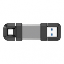 Silicon Power Dual USB Drive | Mobile C51 | 128 GB | USB Type-A and USB Type-C | Silver