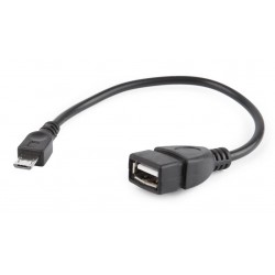 Gembird kabelis USB OTG AF į micro BM, 0,15 m