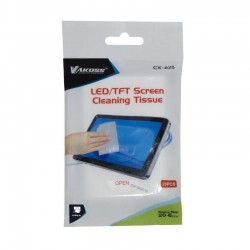 Vakoss CK-625 LCD/LED Screen Cleaning Tissue, 20pcs